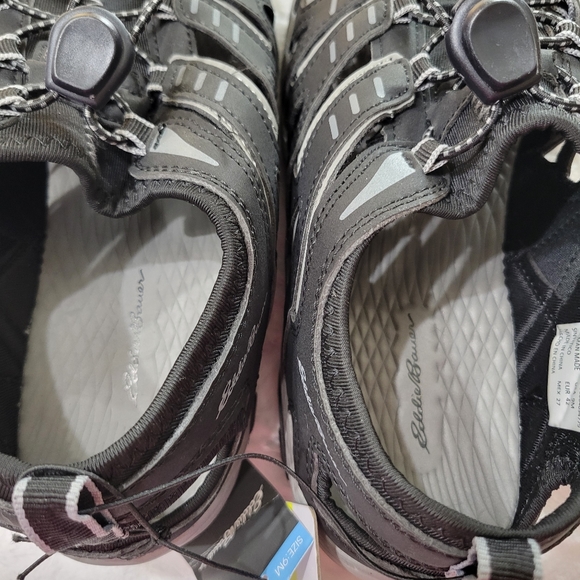Eddie Bauer Men's Bungee Eastport Water Sandals Black 9M - Picture 8 of 9